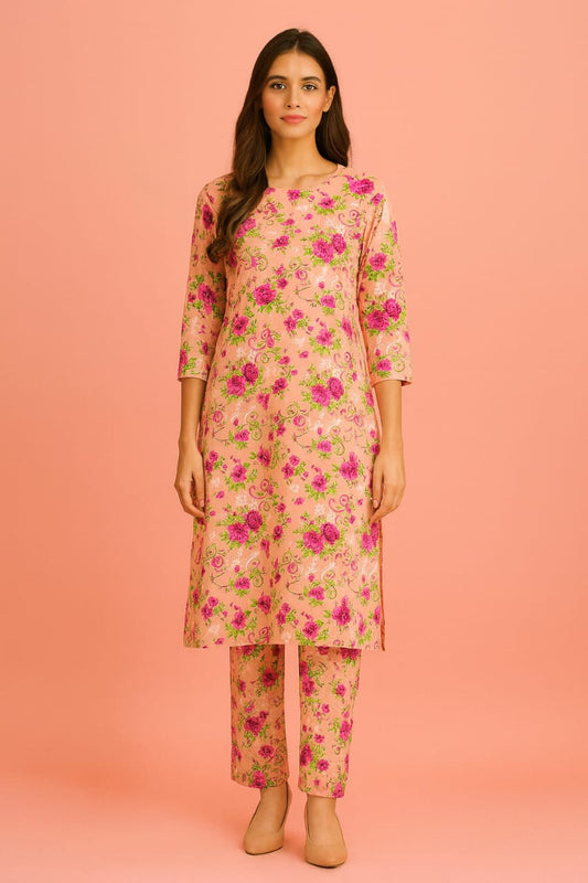 2 Pcs Unstitched Digital Print Suit J-052