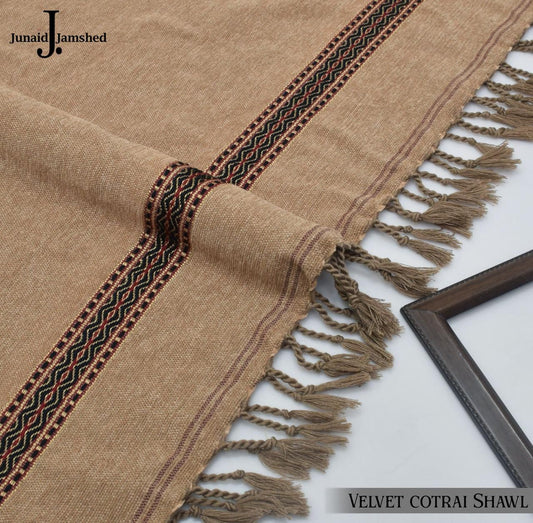 J. Premium Winter Velvet Shawl for Men JWS 12