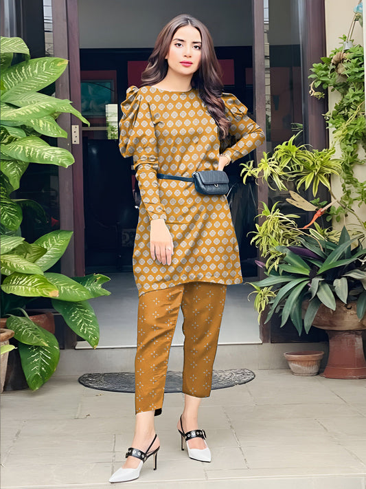 2 Pcs Unstitched Digital Print Suit J-032