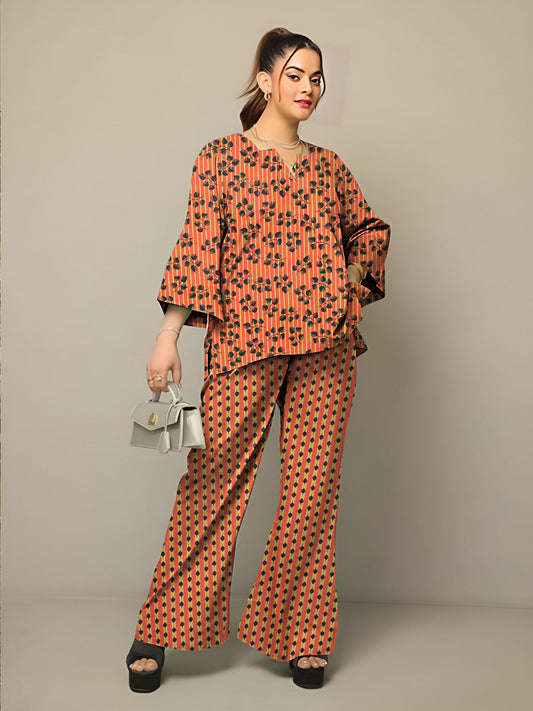 2 Pcs Unstitched Digital Print Suit J-031