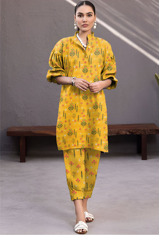 2 Pcs Unstitched Digital Print Suit J-024