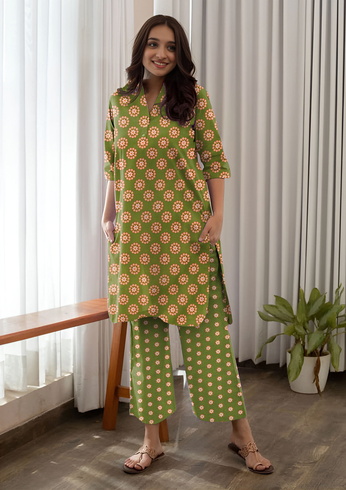 2 Pcs Unstitched Digital Print Suit J-027